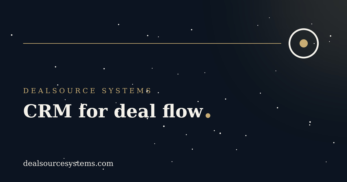 CRM for deal flow: what actually works for PE