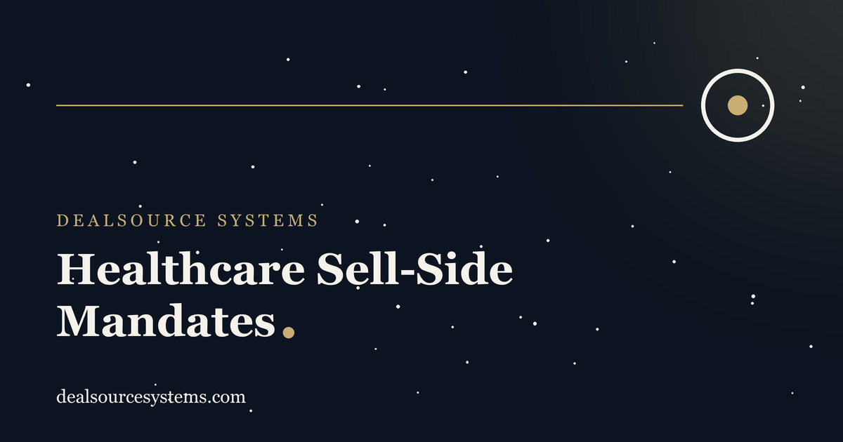 Healthcare Sell-Side Mandates: Which Owners Will Talk