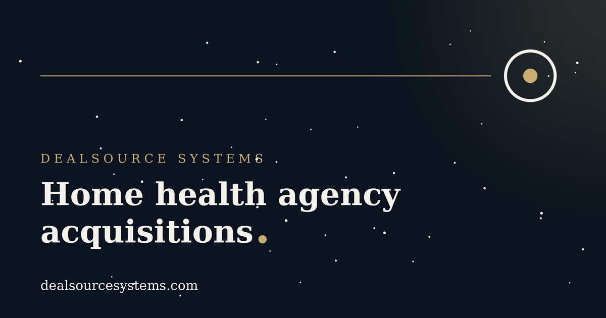 Home health agency acquisitions: hospice vs home care
