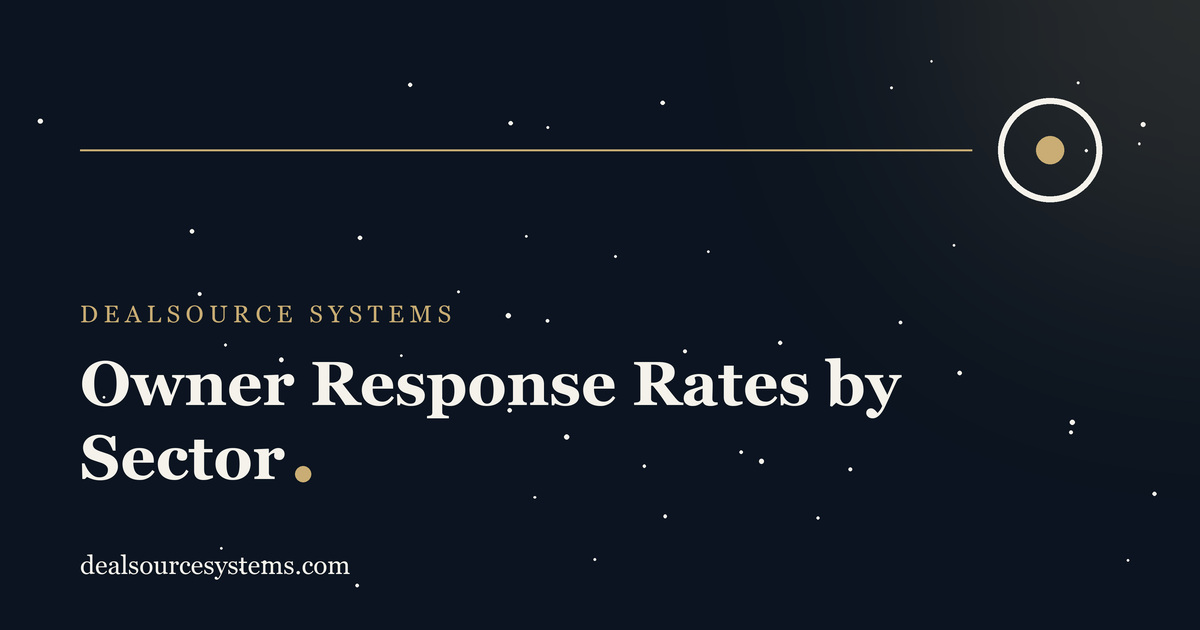 Owner Response Rates by Sector: Who Will Talk About Selling