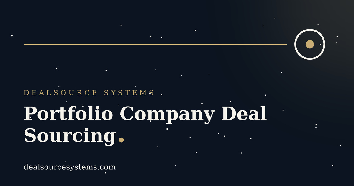 Portfolio Company Deal Sourcing: 3 Models Compared