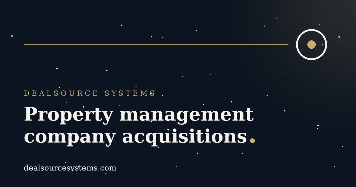 Property management company acquisitions: direct vs broker
