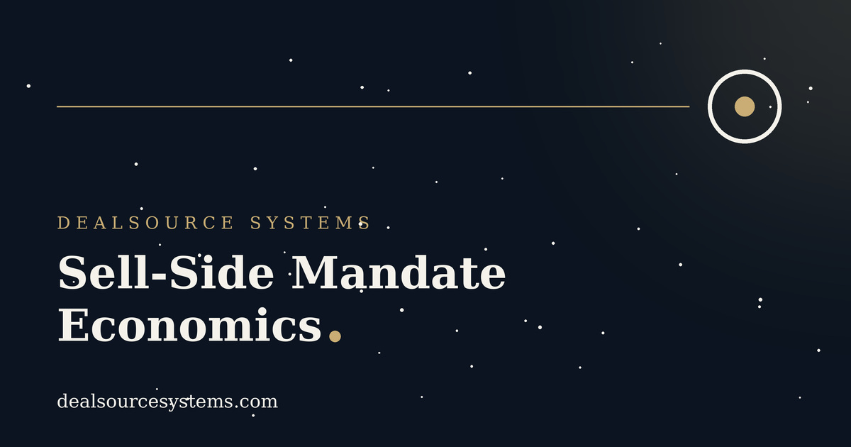 Sell-Side Mandate Economics: What One Mandate Costs