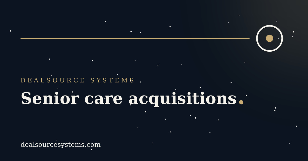 Senior care acquisitions: assisted living vs home care